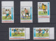 CUBA 1998 FOOTBALL WORLD CUP S/SHEET AND 5 STAMPS - 1998 – Frankrijk