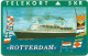Denmark - KTAS - Ships (Green) - Rotterdam - TDKP070 - 03.1994, 2.500ex, 5kr, Used - Denmark