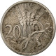 Tchécoslovaquie, 20 Haleru, 1924, Cupro-nickel, TTB, KM:1 - Tschechoslowakei