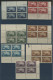 TUNISIE N° 147 à 153 Série Complète Neuve ** (MNH) Cote 100 € En Bloc De Quatre Avec Coin De Feuille - Unused Stamps