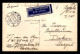CARTE VOYAGE PAR AVION ENTRE ROTTERDAM (PAYS-BAS) ET DAKAR (SENEGAL) EN 1933 - Marcophilie