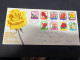 17-4-2024 (2 Z 17) New Zealand ROSE Flowers FDC Posted To Australia (sydney) In 1975 - Covers & Documents
