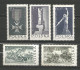 POLOGNE  N° 1389 + N° 1390 + N° 1391 + N° 1392 + N° 1393 NEUF - Unused Stamps