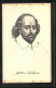 Künstler-AK William Shakespeare, Portrait Des Berühmten Dichters  - Schriftsteller