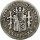 Espagne, Alfonso XII, Peseta, 1885, Madrid, Argent, TB, KM:686 - Erstausgaben