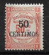 Maroc, 1909 Taxe N°9** Cote 112.5€ - Portomarken