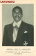 HAÏTI GENERAL PAUL E. MAGLOIRE PRESIDENT DE LA REPUBLIQUE + BIOGRAPHIE AU DOS 14 X 9 CM - Haïti