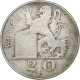 Belgique, Régence Prince Charles, 20 Francs, 20 Frank, 1951, Argent, TTB+ - 20 Franc