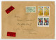 Germany, West 1977 Express / Eilzustellung Cover; Cochem To Wiesbaden-Biebrich; Mix Of Stamps - Lettres & Documents