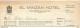 Old Invoice / Lettre Facture Ancienne 1942 EL MINZAH HOTEL Tanger Marruecos MAROC - Andere & Zonder Classificatie