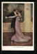 Künstler-AK Clarence F. Underwood: Der Letzte Walzer, Verliebtes Paar Tanzt Den Walzer  - Underwood, Clarence F.