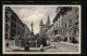 AK Ansbach, St. Johanniskirche Mit Markgraf Georg-Brunnen  - Ansbach