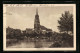 AK Rathenow, Flusspartie Mit Kirche  - Rathenow