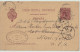 ESPAGNE / ESPAÑA - 1897 Fechador De BARCELONA Sobre Postal 10c Carmin/amarillo Ed.31A A NUEVA YORK, EE.UU. - Briefe U. Dokumente