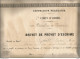 DIPLOME 7EM Corps D'armée BATAILLON DE CHASSEURS BREVET DE PREVOT D'ESCRIME 1908 SAINT DIE Saint-dié - Escrime