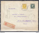 Reccommandé Brief Van Gent-Gand G3G Naar Bécon Les Bruyeres (Seine) (Frankrijk) - 1922-1927 Houyoux