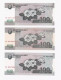 North Korea Banknotes 2008 100W Diffs Three Tpyes - Korea (Nord-)
