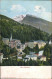 Bad Gastein Panorama Ausschnitt Mit Bergen 1907 Reliefkarte - Bad Gastein