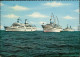 Ansichtskarte  Fähren: Helgoland, Wilhelmshaven U. Wappen V. Hamburg 1970 - Ferries