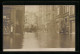 Foto-AK Kiel, Hochwasser In Der Holstenstrasse 1904  - Floods