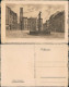 Ansichtskarte Zittau Marktplatz - Federzecihnung 1928  - Zittau