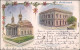 Vintage Postcard Baltimore 2 Bild: Cathedrale, Peabody Institute 1897 - Autres & Non Classés