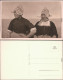 Ansichtskarte Edam-Volendam Frauen, Tracht Am Meer 1930 - Volendam