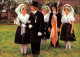 Ansichtskarte  Niedersorbische Hochzeit 1980 - Trachten