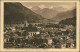 Ansichtskarte Mittenwald Blick Auf Den Ort Mit Tiroler Berge 1938 - Mittenwald