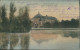 Ansichtskarte Borna Realgymnasium Und Insel Im Breiten Teich 1924 - Borna