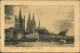 Ansichtskarte Köln St. Martin, Dom U. Stapelhaus. Rheindampfer 1913 - Koeln