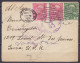 Autriche - L. Affr. 25h Càd FISCHAMEND 1916 Pour DES MOINES USA Flam. Arrivée + Cachet "RETURNED TO SENDER / UNCLAIMED F - Brieven En Documenten