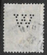 704	N°	137	Perforé	-	W 2	-	WORMS ET Cie - Used Stamps