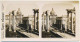 Photo Stéréoscopique 7,2x7,5cm Carte 17,2x8,9cm Vues D'Italie S. 125 - 1283 ROME. Temple De Vespasien. Arc Septime* - Photos Stéréoscopiques