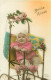 Bébé Dans Une Chaise Haute - Bonne Année   Q 2536 - Bebes