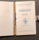 Vieux Papiers - Mini Agenda De 1943 Fermé Par Une Charnière De Métal - Other & Unclassified