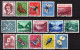 Switzerland / Helvetia / Schweiz / Suisse 1955 - 1956 ⁕ Nice Collection / Lot Of 23 Used Stamps - See All Scan - Usati