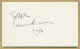 Edward Albee (1928-2016) - Qui A Peur De Virginia Woolf ? - Carte Dédicacée + Photo - 1986 - Schrijvers