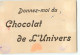 CHROMO /  CHOCOLAT DE L'UNIVERS - LA CHAISE A PORTEURS - Sonstige & Ohne Zuordnung