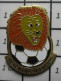 1012B  Pin's Pins / Beau Et Rare : SPORTS /  CLUB FOOTBALL VETERANS DIEBLING TETE DE LION - Football