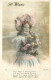 PRENOM -  SAINTE  MARIE  - FILLETTE - LITTLE GIRL - MAEDCHEN -  Jolie Fantaisie - PORTRAIT - Prénoms