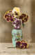  CPA FLEURS DANS UN VASE - PENSEES - ARTE DECO - Fleurs