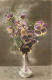  CPA FLEURS DANS UN VASE - PENSEES - ARTE DECO - Fleurs