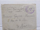 CACHET MILITAIRE SUR ENVELOPPE GIRONDE LIBOURNE DEPOT D'INFANTERIE N° 181 LE VAGUEMESTRE - Dokumente