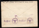 Lettre De Suisse Pour La France Du 30 9 1943 Avec Marque De Controle Allemande Au Dos - Postmark Collection