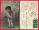 Delcampe - France Early 20th Century. Lot Of 12 Vintage Postcards, Belle Epoque Style. All Posted With Stamps [de121] - Collezioni E Lotti