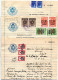 2925.GREECE. 7 OLD  REVENUE STAMPED PAPER DOCUMENTS, FOLDED IN THE MIDDLE,2 CLERGY REVENUES., 5L/10L VERY SCARCE - Fiscaux