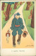 MAROTTO SIGNED 1940 HUMORISTIC POSTCARD -  HUNTING / CHASSE / CACCIA - 106/7 (5553) - Bertiglia, A.