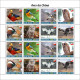 GUINEA BISSAU 2024 BOOKLET MS 16V - 75 ANNIV. CHINA BIRDS OWLS FALCON DUCK EAGLE GOLDEN PHEASANT FLYCATCHER CRANE - MNH - Eulenvögel