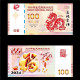 China Banknote Collection ，year Of Dragon， Commemorative Fluorescence Test Note，UNC - China